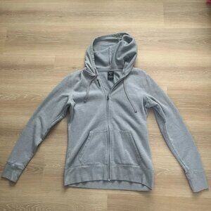 Men's Gray Reebok Sweatshirt Size Medium Long Sleeve Hoodie